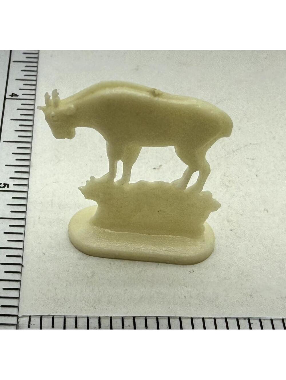 Deer Elk Figurine cream Tone Plastic Resin Animal Woodland Decor Vintage